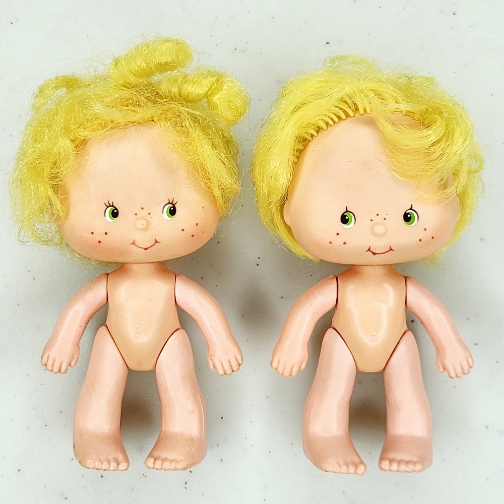 Vintage Strawberry Shortcake Lem and Ada Dolls